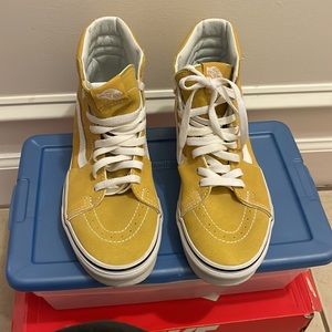 Vans Sk8 Hi Yellow Shoes